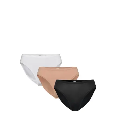 Brief Bikini Reg Polly Micro 3 Trosa Brief Tanga Svart Lindex