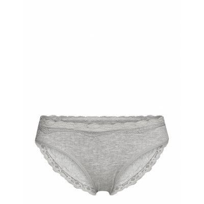 Lindex Brief Bliss Bikini Reg High L Grå