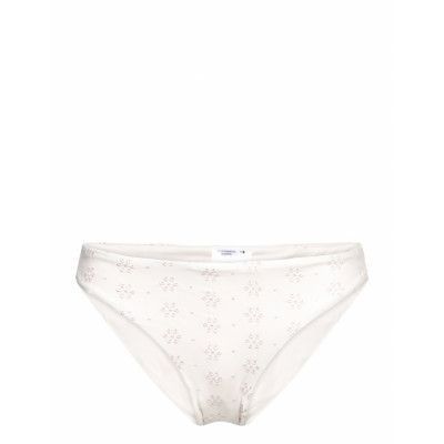 Broderie Bikini Brief Swimwear Bikinis Bikini Bottoms Bikini Briefs Vit Gina Tricot