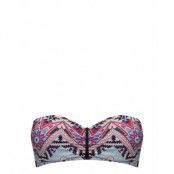 Bustier Bandeau Bikinitop Multi/mönstrad Seafolly