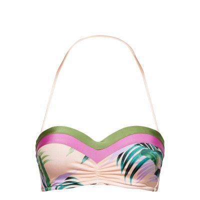 Bustier Bandeau Bikinitop Multi/mönstrad Seafolly
