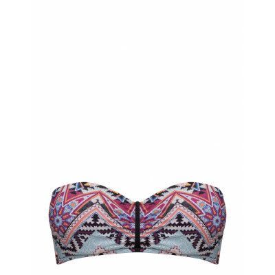 Bustier Bandeau Bikinitop Multi/mönstrad Seafolly
