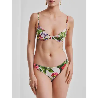 by Ti Mo Classic Bikini Bottom - Multi/patterned - XS