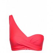 Cairo Moulded Bandeau *Villkorat Erbjudande Swimwear Bikinis Bikini Tops Bandeau Bikinitops Röd Hunkemöller