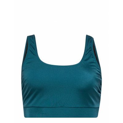 Calinea, Swim Top Swimwear Bikinis Bikini Tops Bandeau Bikinitops Blå Zizzi