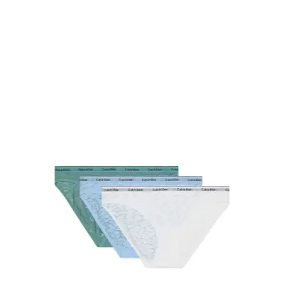 Calvin Klein Bikini 3Pk Blå