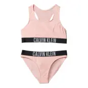Calvin Klein Bralette Bikini Set - Pink - 128-140