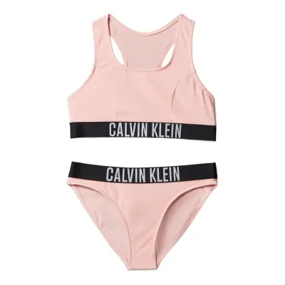 Calvin Klein Bralette Bikini Set - Pink - 128-140