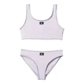 Calvin Klein Bralette Bikini Set - Purple - 140-152
