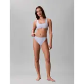 Calvin Klein High Leg Bikini - Blue - XL