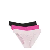 Calvin Klein Low Rise Bikini 3Pk - Pink - XS