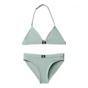 Calvin Klein Triangle Bikini Set - Blue - 140-152
