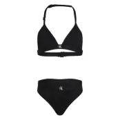 Calvin Klein Triangle Bikini Set Svart