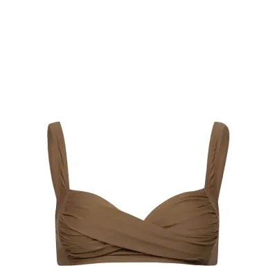 Camogli Swimwear Bikinis Bikini Tops Wired Bikinitops Brun Scampi