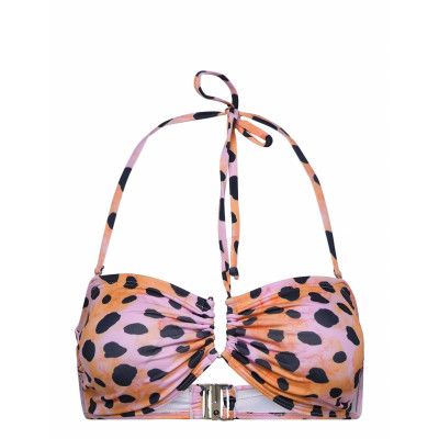 Canagz Bikini Top Swimwear Bikinis Bikini Tops Bandeau Bikinitops Multi/mönstrad Gestuz