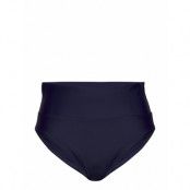 Capri, Folded Brief Swimwear Bikinis Bikini Bottoms High Waist Bikinis Blue Abecita