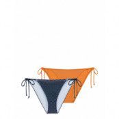 Carrubo-2Pp Brief Swimwear Bikinis Bikini Bottoms Bikini Briefs Coral Dorina