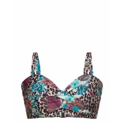 ONLY Carmakoma Carsophia Balc Tte Bikini Top Multi/patterned