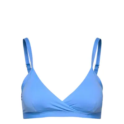 Casall Overlap Bikini Top Blå