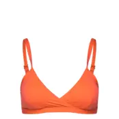 Casall Overlap Bikini Top Orange
