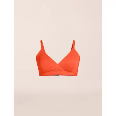 Casall Overlap Bikini Top - Orange - 42