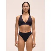 Casall V-Neck Crossback Bikini Top - Black - 36