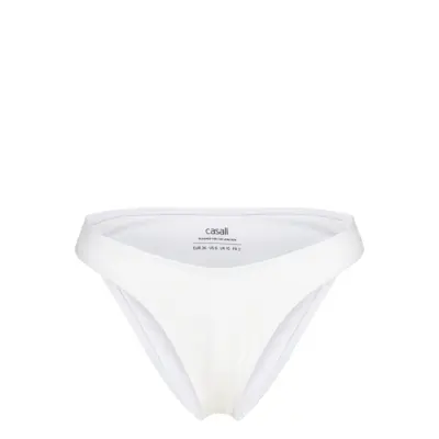 Casall Waffle High Leg Bikini Bottom Vit