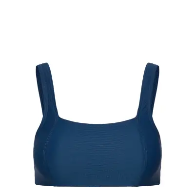 Casall Waffle Square Neck Bikini Top Marinblå