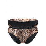 Catriona Rev Bikini Bottom Swimwear Bikinis Bikini Bottoms Bikini Briefs Multi/patterned AllSaints