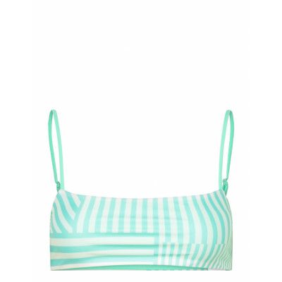 Cceco Sanur Bikini Top *Villkorat Erbjudande Swimwear Bikinis Bikini Tops Bandeau Bikinitops Blå Mads Nørgaard