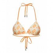 Celesta Bikini Top Swimwear Bikinis Bikini Tops Triangle Bikinitops Orange Becksöndergaard