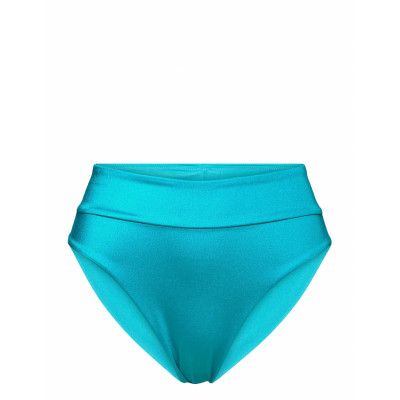 Celine Highleg Hw Swimwear Bikinis Bikini Bottoms High Waist Bikinis Blå Hunkemöller