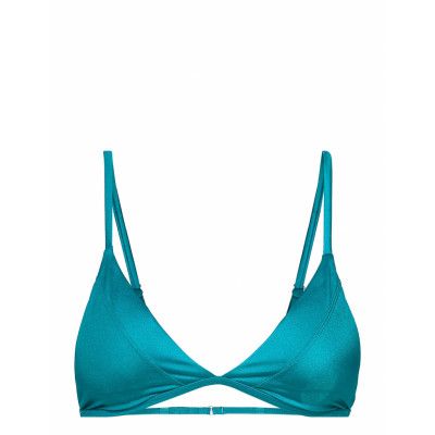 Celine Triangle Swimwear Bikinis Bikini Tops Triangle Bikinitops Blå Hunkemöller