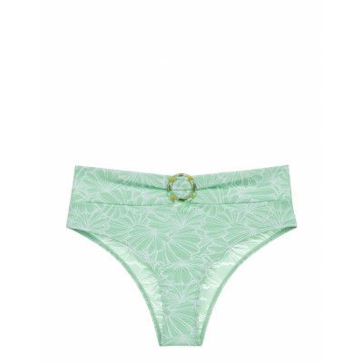 Cetrella Brief Swimwear Bikinis Bikini Bottoms High Waist Bikinis Grön Dorina