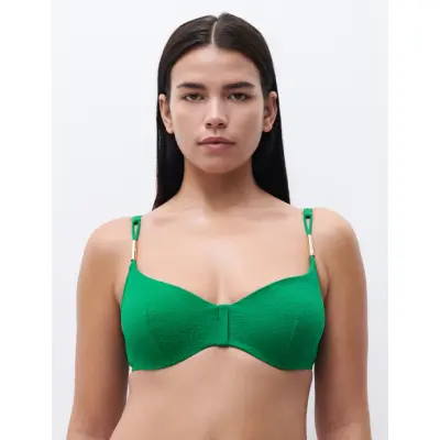 Chantelle Beach Hera Covering Underwired Bra - Green - E x 80