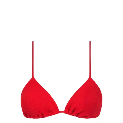Chantelle Beach Pulp Swim Bikini Wirefree Triangle T-Shirt Bra Röd