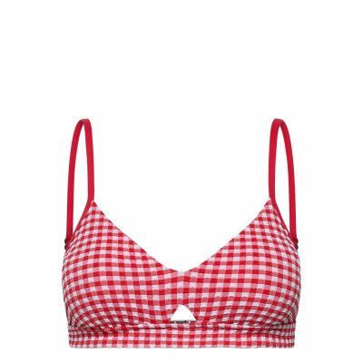 Check In Bralette Swimwear Bikinis Bikini Tops Triangle Bikinitops Röd Seafolly