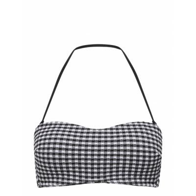 Check In Bustier Bandeau Swimwear Bikinis Bikini Tops Bandeau Bikinitops Svart Seafolly