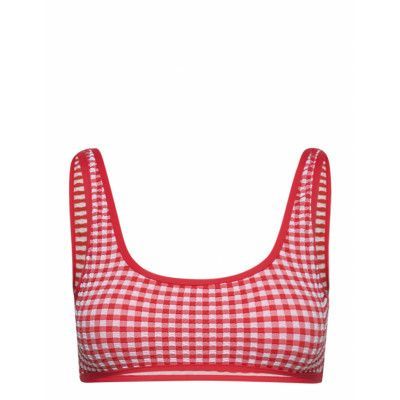 Check In Tank Swimwear Bikinis Bikini Tops Bandeau Bikinitops Röd Seafolly