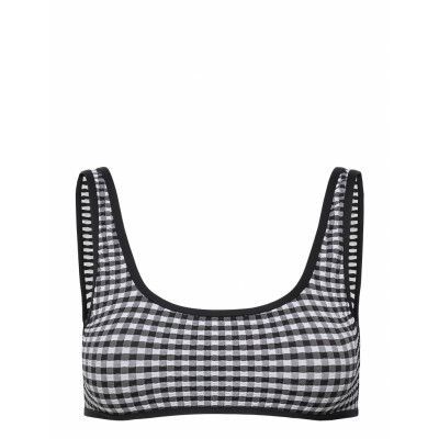 Check In Tank Swimwear Bikinis Bikini Tops Bandeau Bikinitops Svart Seafolly