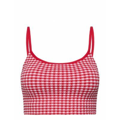 Check In Tank Top Swimwear Bikinis Bikini Tops Bandeau Bikinitops Röd Seafolly