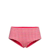 Check In Wide Side Retro Swimwear Bikinis Bikini Bottoms Bikini Briefs Röd Seafolly
