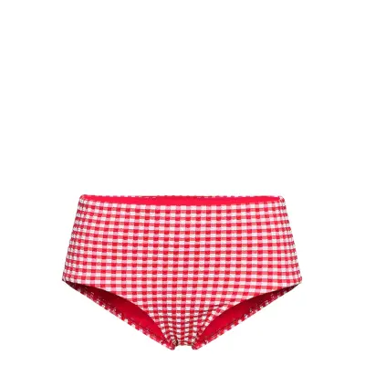 Check In Wide Side Retro Swimwear Bikinis Bikini Bottoms Bikini Briefs Röd Seafolly