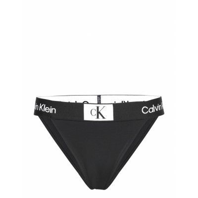 Cheeky High Rise Bikini Swimwear Bikinis Bikini Bottoms High Waist Bikinis Svart Calvin Klein