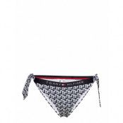 Cheeky String Side Tie Bikini Bikinitrosa Blå Tommy Hilfiger