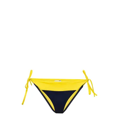 Cheeky String Side Tie Bikini Swimwear Bikinis Bikini Bottoms Side-tie Bikinis Gul Tommy Hilfiger