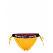 Cheeky String Side Tie Bikini Swimwear Bikinis Bikini Bottoms Side-tie Bikinis Orange Tommy Hilfiger