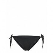 Tommy Hilfiger Cheeky String St Embroidered Svart