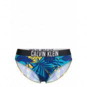 Classic Bikini-Print Swimwear Bikinis Bikini Bottoms Bikini Briefs Blå Calvin Klein