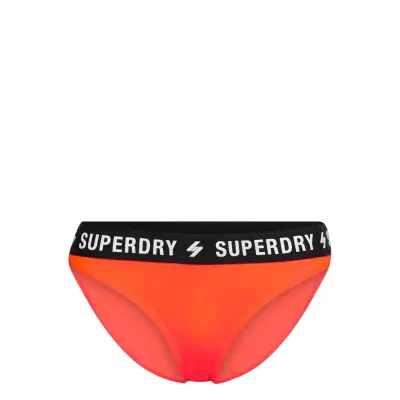 Code Elastic Bikini Brief Swimwear Bikinis Bikini Bottoms Bikini Briefs Orange Superdry